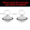 Personalized Rose Dog Tag with Engraving, 38 x 25 mm view 3