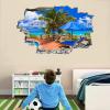 Palm Trees 3D Wall Decal with Wall-Opening Effect view 2