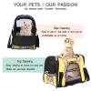 Cute Hipster Cat Pet Carrier, Soft-Sided, Foldable, Airline-Approved view 3