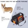 Foldable Airline-Approved Pet Carrier with Floral Print view 2