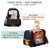Foldable Airline-Approved Pet Carrier with Floral Print view 3