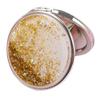 Easnea Compact Round Travel Makeup Mirror for Women, Purse-Size Folding Magnifying Mirror - Gold view 4