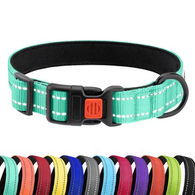 CollarDirect Reflective Dog Collar, Waterproof Nylon, Quick-Release
