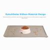 AUDWUD Waterproof Silicone Pet Feeding Mat for Dogs and Cats view 2