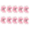 FOMIYES 10-Piece Nail Accessories with Pink Resin Beads view 1