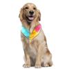 Chiffon Dog Bandanas, Triangle Bib Scarves, 2-Pack view 2