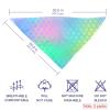 2-Piece Mermaid Fish-Scale Chiffon Dog Bandanas view 3