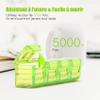Weekly French Pill Organizer, 7 Days, 4 Times Daily, with PU Case, 28 Multicolor Compartments (Black) view 4