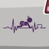 Heartbeat Baby Sticker - 6 Sizes, 21 Colors - Infant, Parents, Diaper, Family view 1