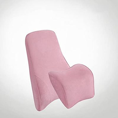 jinyi2016SHOP Car Headrest Pillow, Memory Foam Neck Support Cushion, Adjustable Straps, Color D