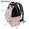 LDIYEU Cute Fox Diaper Bag Travel Backpack view 2