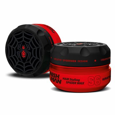 NISHMAN S6 Hair Styling Spider Wax - Red 150 ml XL