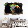 Frog 3D Breakthrough Wall Decal, 60 x 90 cm view 3