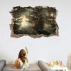 3D Sailboat Wall Sticker with Wall-Breakthrough Effect, 70 x 110 cm view 1