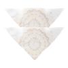Dog Bandanas, Golden Mandala Pattern, 2-Pack view 1