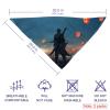 Dog Bandanas, 2-Pack, Chiffon Triangle Bibs for Small, Medium, and Large Dogs, Puppies, and Cats view 3
