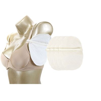 GUOANFG 2 Pairs Underarm Sweat Pads, Absorbent, Beige-L