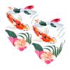 Triangle Bandanas for Large Dogs, Fish and Flowers, Breathable, 2-Pack view 1