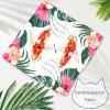 Triangle Bandanas for Large Dogs, Fish and Flowers, Breathable, 2-Pack view 4