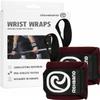 Rehband Wrist Wraps - Professional Fitness Support for Strength Training, Bench Press & Powerlifting, Burgundy view 1