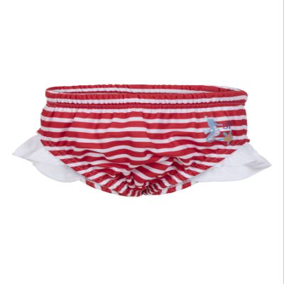 fashy little stars Baby Girls' Reusable Swim Diaper, Red/White, EU 86–92