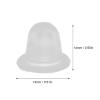 100 Disposable Tattoo Ink Cups, Silicone Pigment Cups for Eyebrow, Lip and Eyeliner Tattoos (L) view 2