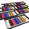 Colored Individual Round-Hair Lashes, 12 Rows in 8 Colors, C/D Curl, 0.07 mm, 14 mm view 3
