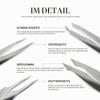 Tweezerman 40th Anniversary Exclusive Slant Tweezer, Stainless Steel, Silver view 4