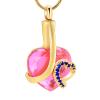 TNBKDSE Stainless Steel Cremation Ash Pendant Necklace for Dogs and Cats view 1
