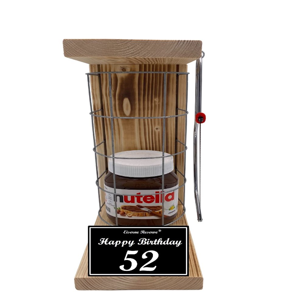Nutella Gift for 52nd Birthday – Reserve Cage with Saw