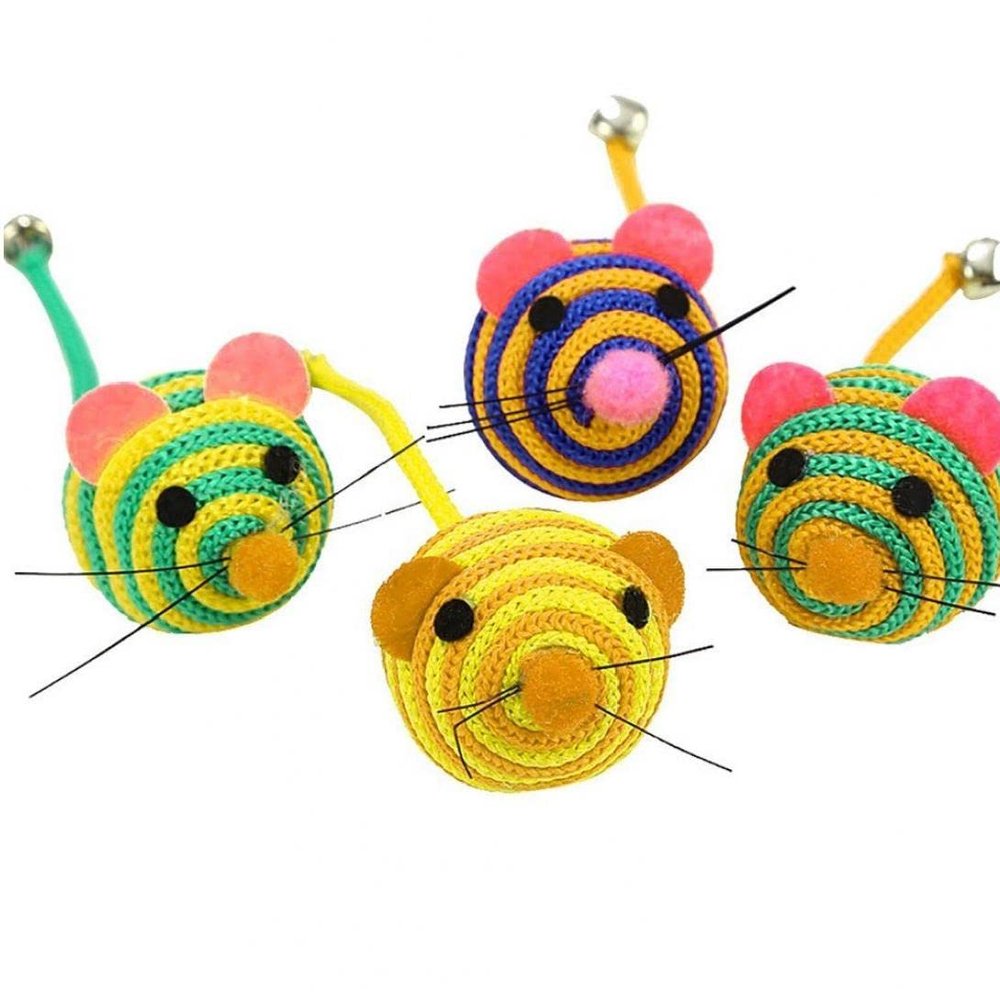 TOSSPER Interactive Cat Mouse Toys, 4-Piece Set