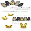 50-Piece Vintage Series Alloy Nail Art Charms, Fox, Cat & Rabbit view 2