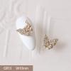 10-Piece 3D Butterfly, Love, Flower, Zircon, Pearl & Crystal Alloy Nail Art Charms – TN5231 view 4
