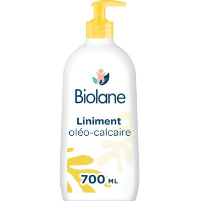BIOLANE Oil-Lime Liniment for Babies, Cleanses and Protects, 700 ml