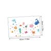 4 Sheets of Self-Adhesive Ocean Stickers for Kids' Bathrooms view 2