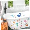 4 Sheets of Self-Adhesive Ocean Stickers for Kids' Bathrooms view 4