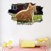 3D Cat Wall Sticker, Self-Adhesive, 75 x 50 cm view 1