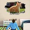 3D Cat Wall Sticker, Self-Adhesive, 75 x 50 cm view 2