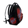 LDIYEU Red Japanese Dragon Art Diaper Backpack view 3