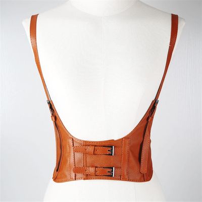 ZYYZD Women's Sexy Leather Garter Belt, Khaki, 62–82 cm
