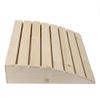 Greensen Wooden Sauna Headrest, Ergonomic Neck Cushion, 37 x 39 cm view 1