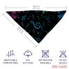Dog Bandanas, Colorful Music Party Design, Chiffon, 2-Pack view 3