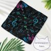 Dog Bandanas, Colorful Music Party Design, Chiffon, 2-Pack view 4