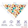 Pebble-Shaped Chiffon Dog Bandanas for Small, Medium, and Large Dogs view 3