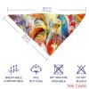 2-Piece Peacock Chiffon Dog Bandana Set view 3