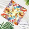 2-Piece Peacock Chiffon Dog Bandana Set view 4