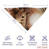 African Savanna Zebra Chiffon Dog Bandanas, 2-Pack view 3
