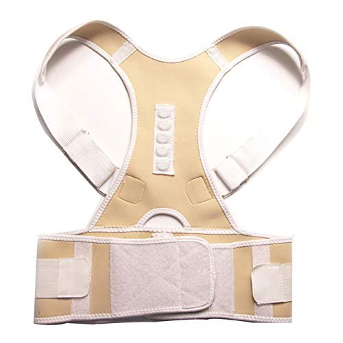 WEMWEM Hunchback Correction Polyester Back Posture Corrector, Black, L, Little Surprise