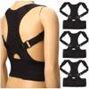 WEMWEM Hunchback Correction Polyester Back Posture Corrector, Black, L, Little Surprise view 4