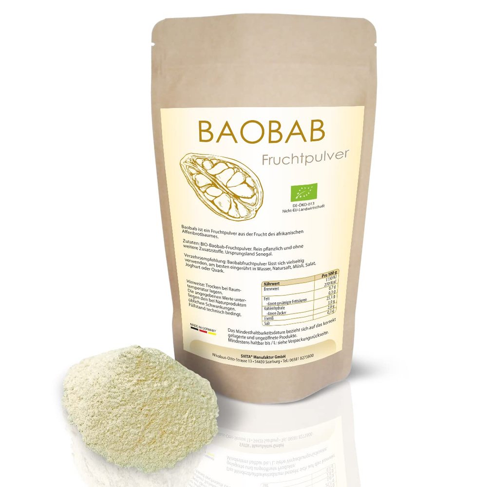 Organic Baobab Fruit Powder 100 g, Vegan
